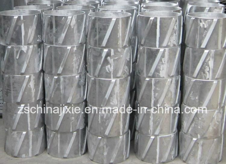 Oilfiedl Zinc Alloy Spiral Vane Solid Body Rigid Centralizer