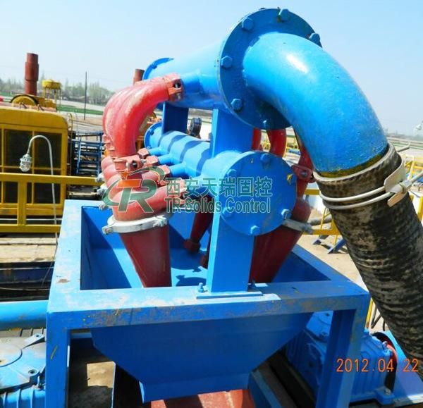 Desilter Hydrocyclone Dn150mm Inlet Size with 180m3/H Capacity