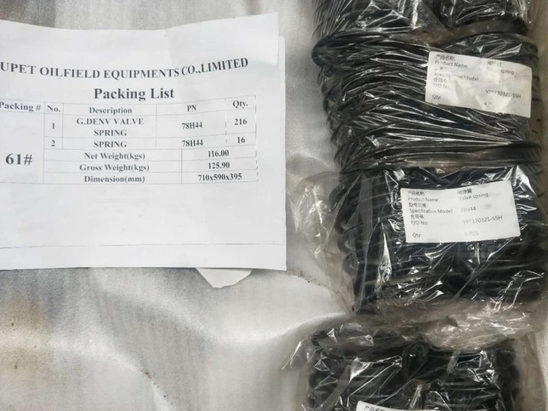 Valve Spring 2116913, 78A139, 78h44, Mk-5710-115/Valve Spring for Drilling Mud Pump