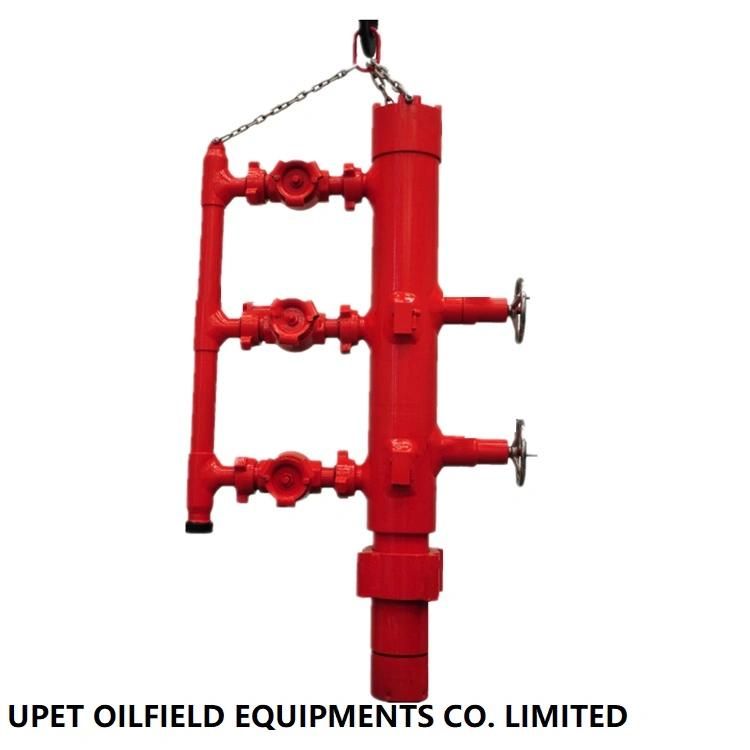 API Cementing Tool Drill Pipe Double Plug Cement Head